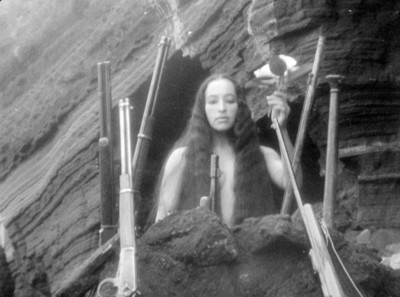 Rocío Sagaón escena final de Los Hombres Cultos, still de la película