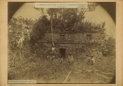 Templo de los tres nichos en Cobá