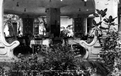 "Restaurante del hotel Jardín Astoria", Vista parcial