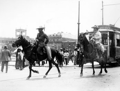 "Avanzadas rebeldes" entran a la ciuad de México
