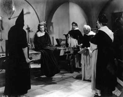 Consuelo Franck y Eduardo Arozamena en escena de la película "Monja y casada, Virgen y mártir"