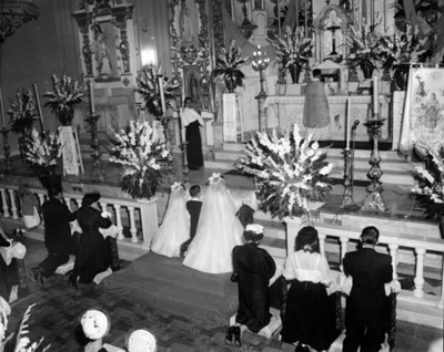 Ceremonia de primera comounión, vista parcial
