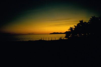 Puesta de sol en la Bahia de Acapulco
