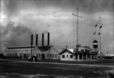 Construcción de unas instalaciones petroleras