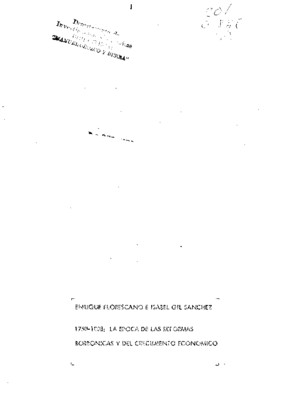 1750-1808: La época de las reformas borbónicas y del crecimiento económico