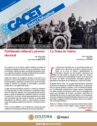 GacetINAH Chihuahua Núm. 11 (2021)