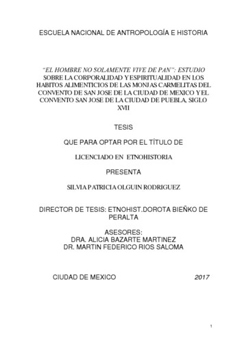 El hombre no solamente vive de pan