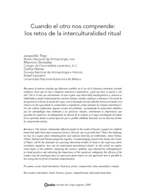 Cuando el otro nos comprende: los retos de la interculturalidad ritual