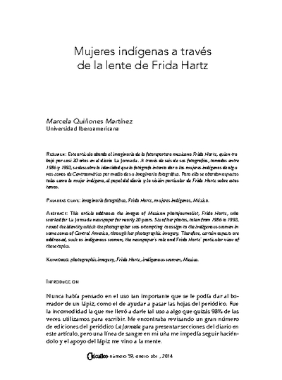 Mujeres indígenas a través de la lente de Frida Hartz