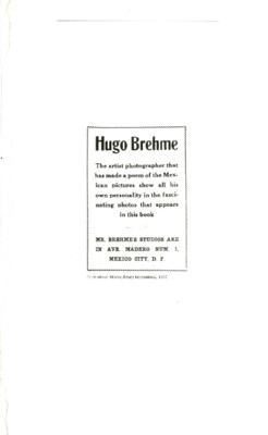 Hugo Brehme o la construcción nacional