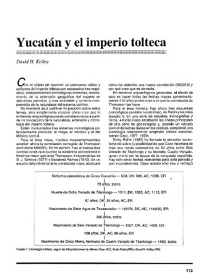 Yucatán y el imperio tolteca