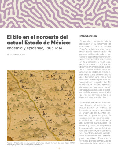 El tifo en el noroeste del actual Estado de México: endemia y epidemia, 1805-1814