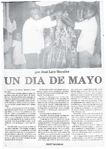 Un día de mayo