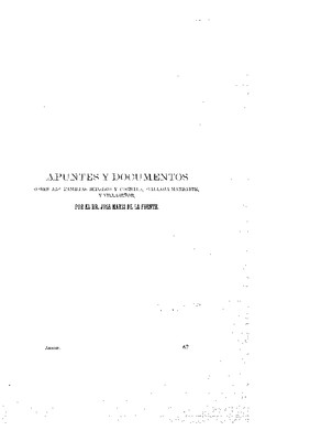 Apuntes y documentos sobre las familias Hidalgo y Costilla, Gallaga Mandarte y Villaseñor.