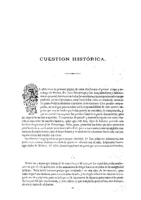 Cuestión histórica