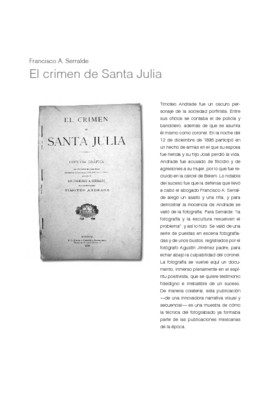 El crimen de Santa Julia