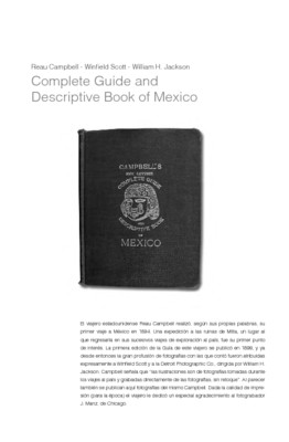 Complete Guide and Descriptive Book of Mexico