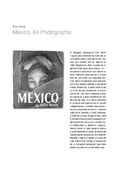 Mexico. 64 Photographs