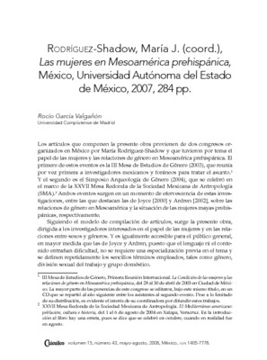 Las mujeres en Mesoamérica prehispánica