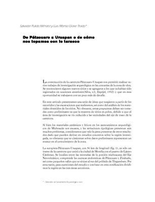 De Pátzcuaro a Uruapan o de cómo nos topamos con lo tarasco