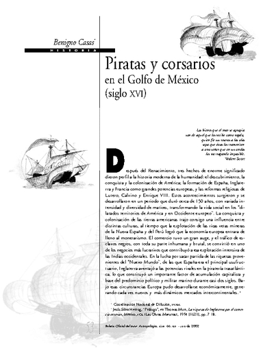 Piratas y corsarios en el Golfo de México (siglo XVI)