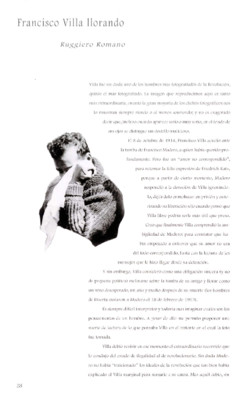 Francisco Villa llorando