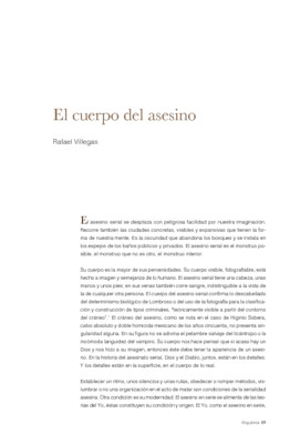 El cuerpo del asesino