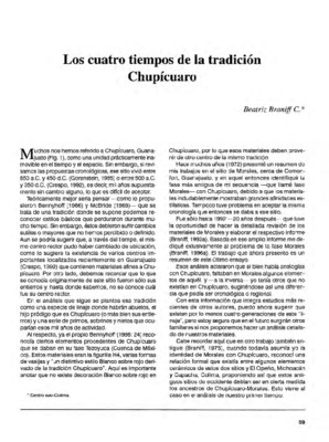 Los cuatro tiempos de la tradición Chupícuaro