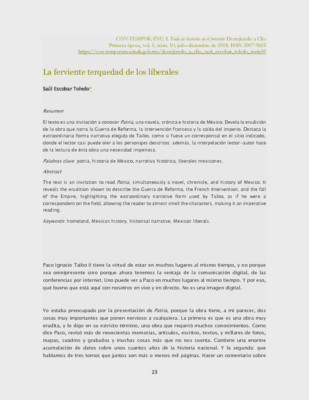 La ferviente terquedad de los liberales