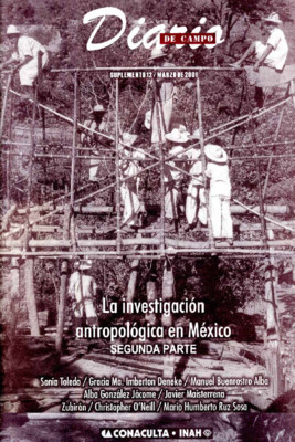 Suplemento 12. La investigación antropológica en México segunda parte