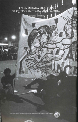 En la mirada de guita se quedó anclada mi memoria