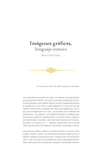 Imágenes gráficas, lenguaje sonoro