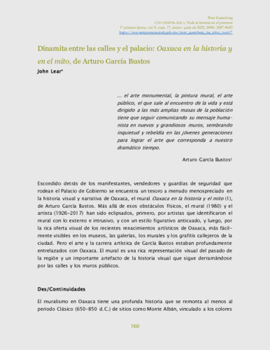 Dinamita entre las calles y el palacio: “Oaxaca en la historia y en el mito”, de Arturo García Bustos