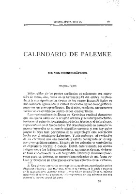 Calendario de Palemke. Signos cronográficos. Segunda parte.