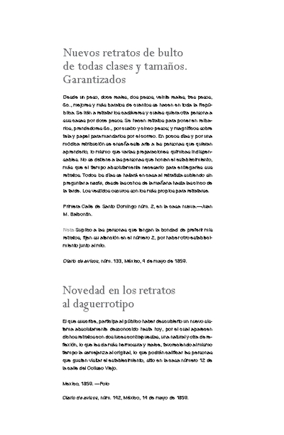 Novedad en los retratos al daguerrotipo