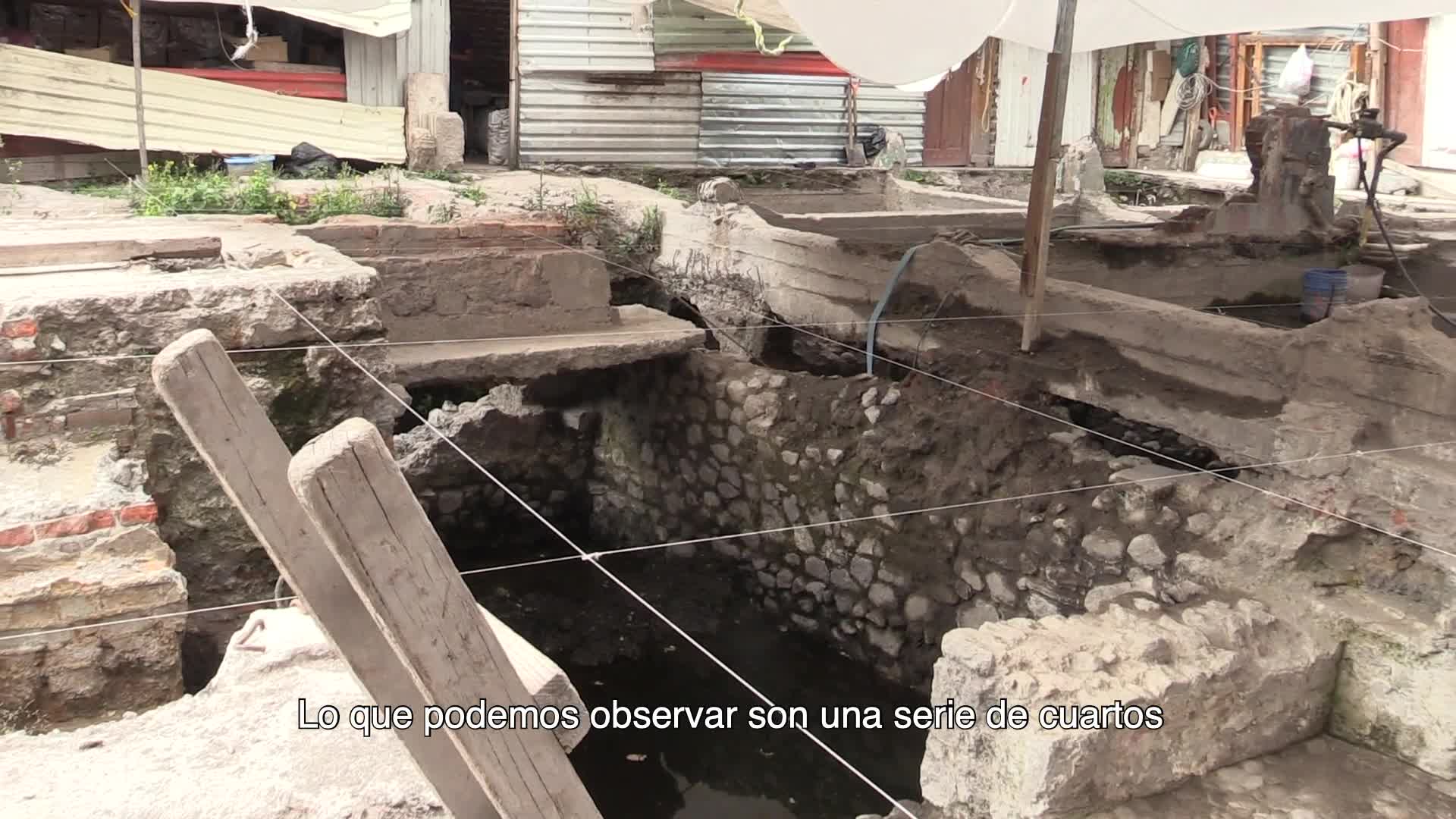 Hallan temazcal prehispánico y localizan barrio indicado en las fuentes históricas