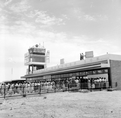 Edificio terminal de aeropuerto de Sonora