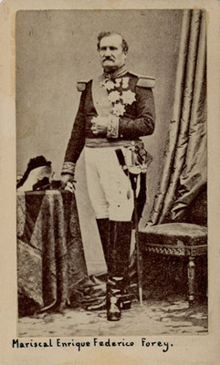 Mariscal Elias Federico Forey, tarjeta de visita