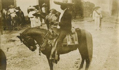 Emiliano Zapata a caballo