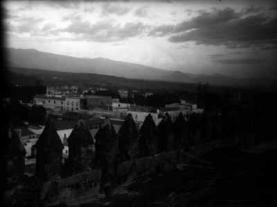 Panoramica de la ciudad de Cuernavaca, vista desde el palacio de Cortés