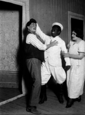 Payasos de una compañía teatral