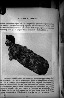 Barco del siglo XIX, escultura