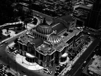 Palacio de Bellas Artes vista desde el mirador de la Torre Latinoamericana