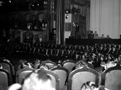 Congresistas en Bellas Artes durante Informe de Gobierno