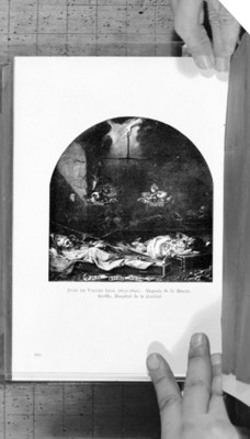 Pintura de la Alegoría de la muerte, fresco de Juan Valdés Leal, reprografía