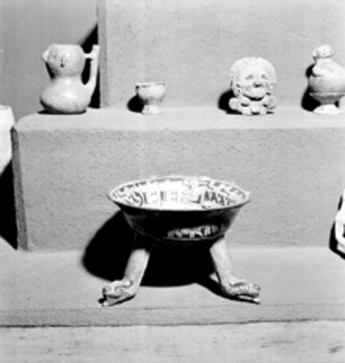 Figuras zoomorfas exhibidas en el museo del Sitio