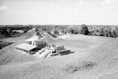 Comalcalco, perspectiva del sitio