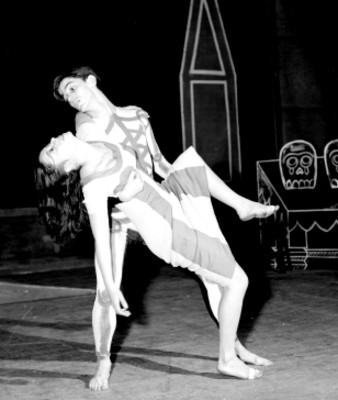 Bailarines en escena