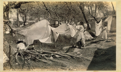 Lavanderas, "6278. Washing at the hot springs"