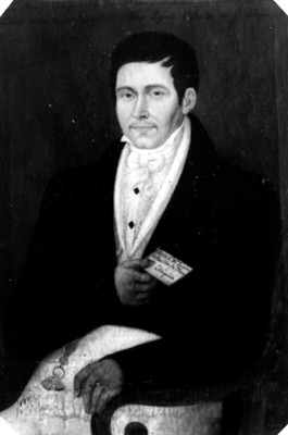 "Pedro Juan de Olasagarre", pintura al óleo, reproducción